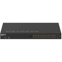 Netgear M4250-26G4XF-PoE+ Géré L2/L3 Gigabit Ethernet (10/100/1000) Connexion Ethernet, supportant l'alimentation via ce port (PoE) 1U Noir, Switch Géré, L2/L3, Gigabit Ethernet (10/100/1000), Connexion Ethernet, supportant l'alimentation via ce port (PoE), Grille de montage, 1U