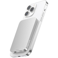 Nevox Wireless Magnetic POWERBANK QI2 - 5000mah Argent/Blanc