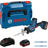 Bosch GSA 18 V-LI C Noir, Bleu, Scie sabre Bleu/Noir, Noir, Bleu, 2,1 cm, 20 cm, 10 cm, Batterie, Lithium-Ion (Li-Ion)