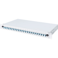 Digitus Boîte de fusion fibre optique, équipée, 6x LC-APC DX, OS2, Boîte de raccordement Gris