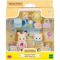 EPOCH Traumwiesen Le duo des bébés en promenade, Jouets de construction 3 an(s), Multicolore, Polyvinyl chloride (PVC), Vente au détail