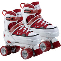 HUDORA Patins à roulettes Taille 32-35 Rouge/Blanc