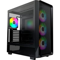 Montech  boîtier midi tower Noir | 2x USB-A | 1x USB-C | RGB | Window
