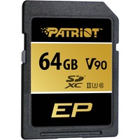 Patriot EP 64 GB SDXC, Carte mémoire Noir