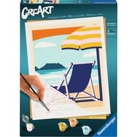 CreArt - Détente à la plage, Peinture