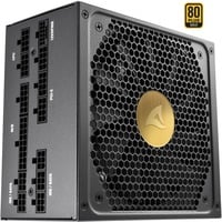 Sharkoon Rebel P30 Gold, 1000 Watt alimentation  Noir, 1x 12VHPWR, 4x PCIe, Gestion des câbles