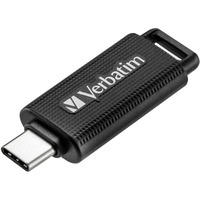 Verbatim Store 'n' Go lecteur USB flash 64 Go USB Type-C 3.2 Gen 1 (3.1 Gen 1) Noir, Clé USB Noir/gris, 64 Go, USB Type-C, 3.2 Gen 1 (3.1 Gen 1), Slide, 4 g, Noir