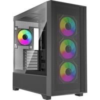 Xilence  boîtier midi tower Noir | 2x USB-A | 1x USB-C | RGB | Window