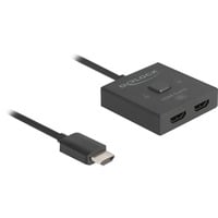 DeLOCK Commutateur HDMI 2 > 1 bidirectionnel 8K, Switch HDMI Noir