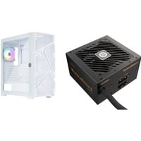 Enermax boîtier midi tower Blanc | 2x USB-A | 1x USB-C | RGB | Verre Trempé