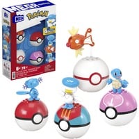 Mattel Pokémon – Coffret Équipe de Dresseurs de Type Eau, Jouets de construction Jeu de construction, 6 an(s), Plastique, 79 pièce(s), 350,6 g