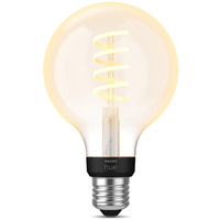 Philips Hue Hue White Ambiance E27 Filament Lampe E27 Globe 550 lm, Lampe à LED 