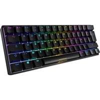 Sharkoon SGK50 S4 clavier USB AZERTY Français Noir Noir, Layout FR (AZERTY), Kailh Red, 60%, 60%, USB, AZERTY, LED RGB, Noir