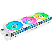 Thermaltake SWAFAN 140 EX INFINITY ventilateurs de boîtier RGB  Blanc, 3 pièces, 144 x 140 x 28 mm, PWM