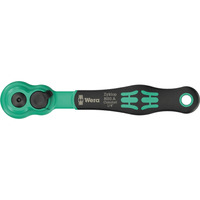 Wera 8010 A Cliquet Zyklop Comfort, 1/4", Clè dynamométrique Noir/Vert