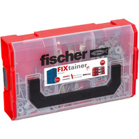 fischer FixTainer - DuoLine + vis, Cheville Gris clair/Rouge