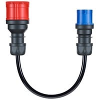 go-e Adaptateur pour Gemini flex 11 kW, CEE rouge triphasé 16A > CEE bleu 16A Noir