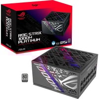 ASUS ROG STRIX-1000P-GAMING unité d'alimentation d'énergie 1000 W 20+4 pin ATX ATX Noir, Argent alimentation Noir, 1000 W, 100 - 240 V, Actif, 130 W, 1000 W, 130 W