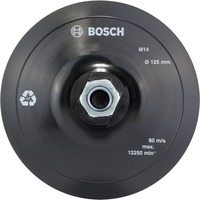 Bosch Plateaux à revêtement auto-agrippant, Patin de ponçage Noir, 1 pièce(s)