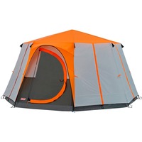 Coleman 2000019550 Octagon 8 Orange, Tente Orange/gris