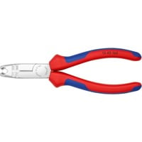 KNIPEX 13 45 165 pince, Pince à dénuder Rouge/Bleu, Métal, Plastique, Bleu/rouge, 16,5 cm, 176 g