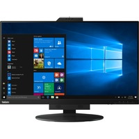 Lenovo ThinkCentre TIO27 Moniteur 27" Noir, 1x DisplayPort, 1x HDMI, 68,6 cm (27"), 2560 x 1440 pixels, Quad HD, LED, 14 ms, Noir