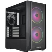 Lian Li LANCOOL 216 RGB boîtier midi tower Noir | 2x USB-A | 1x USB-C | RGB | Verre Trempé