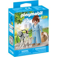 PLAYMOBIL My Life Manager avec Dalmatien, Jouets de construction 