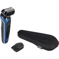 Procter & Gamble Series 6 62-B1200s, Rasoir Bleu/Noir, Rasoir à grille, Bleu, Acier inoxydable, Boutons, Batterie, Batterie intégré