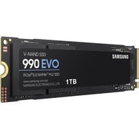 Samsung 990 EVO 1 To SSD MZ-V9E1T0BW, PCIe 4.0 x4 / 5.0 x2, NVMe 2.0, M.2 2280