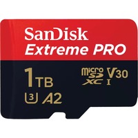 SanDisk Extreme PRO microSDXC 1 To, Carte mémoire UHS-I U3, Class 10, V30, A2
