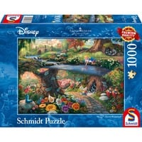 Schmidt Spiele Thomas Kinkade: Painter of Light - Disney - Alice au Pays des Merveilles, Puzzle 