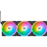 Thermaltake Ventilateur de refroidissement PC SWAFAN EX12 ARGB Sync TT Édition Premium ventilateurs de boîtier Noir, 3 pièces, 120 x 120 x 25 mm