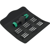 Wera Kraftform Kompakt Vario RA, Set d'embouts de vissage Noir/Vert