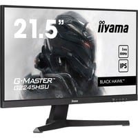 iiyama G-MASTER G2245HSU-B2 écran plat de PC 54,6 cm (21.5") 1920 x 1080 pixels Full HD LED Noir Moniteur gaming  Noir (Mat), 54,6 cm (21.5"), 1920 x 1080 pixels, Full HD, LED, 1 ms, Noir