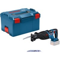 Bosch BOSCH GSA 18V-28 solo LBOXX, Scie sabre Bleu/Noir, 97 dB, 86 dB, 185 mm, 500 mm, 108 mm