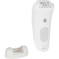 Braun Silk-épil 5 5-011 Blanc, Appareil à épiler Blanc/Argent, Blanc, MicroGrip, 0,5 mm, Batterie, Allemagne
