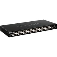 D-Link DGS-1520-52/E commutateur réseau Géré L3 10G Ethernet (100/1000/10000) 1U Noir, Switch Géré, L3, 10G Ethernet (100/1000/10000), Grille de montage, 1U