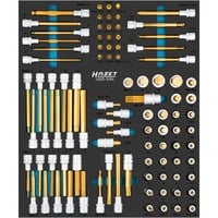 Hazet Set d'embouts tournevis à douille 163D-3/94, taille 1/2++, Clés mixtes à cliquet 