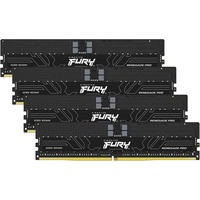 Kingston FURY 128 Go DDR5-5600 Quad-Kit, Mémoire vive Noir, KF556R28RBE2K4-128, Renegade Pro, XMP, EXPO