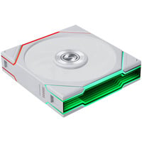 Lian Li Lian Li UNI FAN TL FLEX 120 WL wh ventilateur de boîtier RGB  Blanc, 120 x 124 x 28 mm, PWM