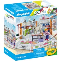 PLAYMOBIL Couleur - Salon du chien, Jouets de construction 