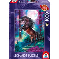 Schmidt Spiele Licorne au clair de lune, Puzzle 