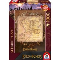 Schmidt Spiele Lord of the Rings - Terre du Milieu, Puzzle 
