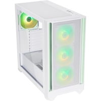 Silentware Flow 110 ARGB boîtier midi tower Blanc | 2x USB-A | RGB | Verre Trempé