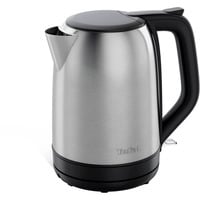 Tefal Subito, Bouilloire Acier inoxydable/Noir, 1 L, 2400 W, Noir, Acier inoxydable, Acier inoxydable, Indicateur de niveau d'eau, Sans fil