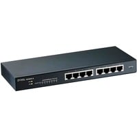 Zyxel 8-port GbE Smart Managed, Switch Géré, L2, Gigabit Ethernet (10/100/1000), Full duplex, Grille de montage