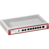 Zyxel USG FLEX 200HP pare-feux (matériel) 5 Gbit/s 5 Gbit/s, 1,2 Gbit/s, 2000 Mbit/s, 191,9 BTU/h, IKEv2, IPSec, SSL, Avec fil