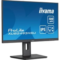 iiyama XUB2493HSU-B7 écran plat de PC 60,5 cm (23.8") 1920 x 1080 pixels Full HD LED Noir Moniteur Noir (Mat), 60,5 cm (23.8"), 1920 x 1080 pixels, Full HD, LED, 1 ms, Noir