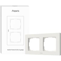 Aqara Cadre d'interrupteur H2 EU (2-Gang), Cadre de montage Blanc